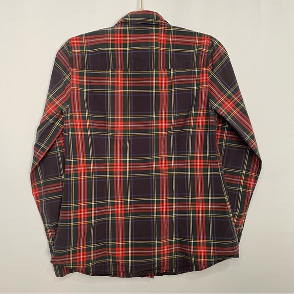 J. Crew Women Multicolor Plaid Perfect Button Up Shirt Blouse - Picture 3 of 4